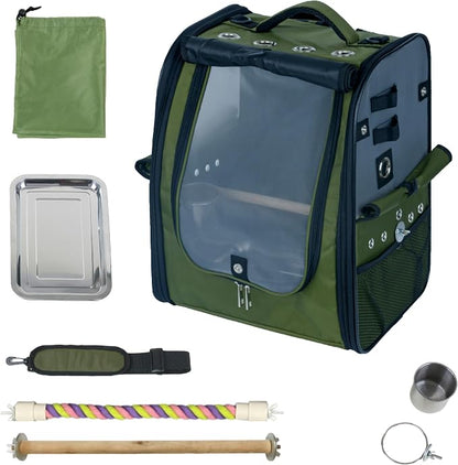 Birds Day Bird Carrier Backpack-Parrot Travel Cage by BirdsDay