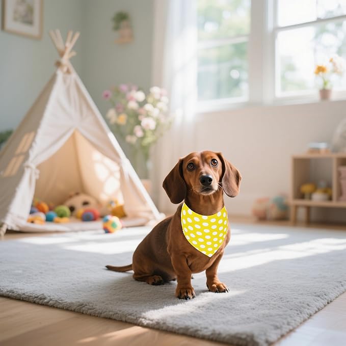 30 Pcs Polka Dot Dog Bandanas for Small Dogs Medium Stitch Dog Bandana Bulk - Image 5