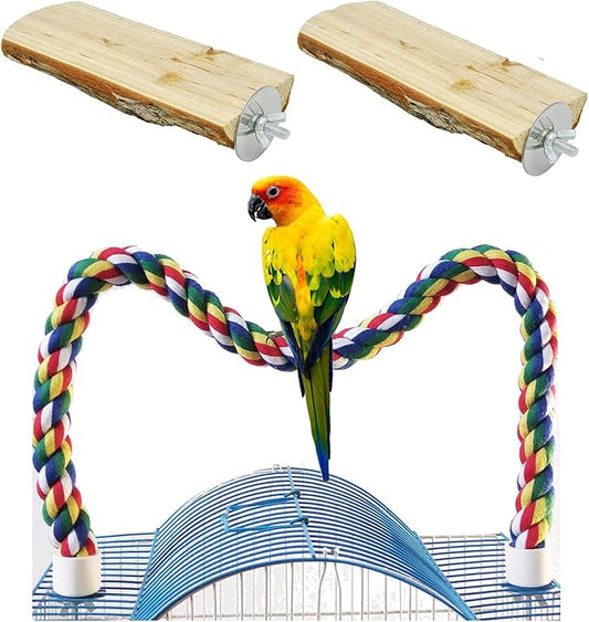 24 Inch Bird Perch Rope by Birdsfavoriteropeswing