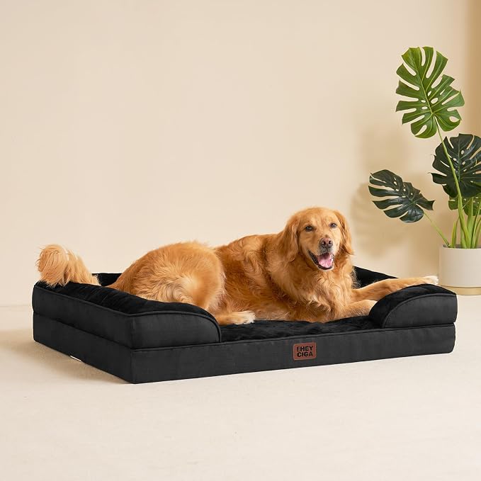EHEYCIGA Orthopedic Dog Beds for Large Dogs, Waterproof Memory Foam Large Pet - Image 9