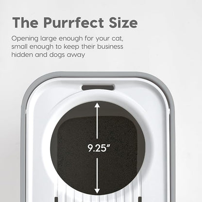 IRIS USA Cat Litter Box, Large Cat Box Enclosure, Top Entry - Image 4