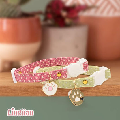 2 Pack Cotton Breakaway Cat Collar - Image 3