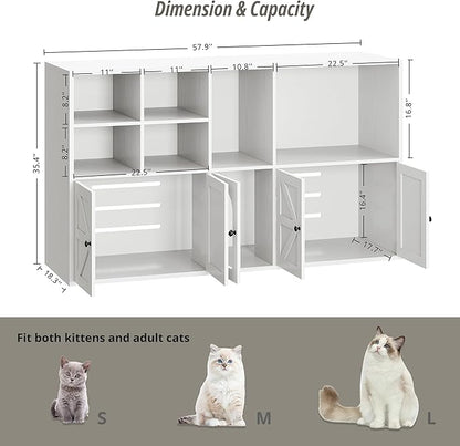 IRONCK Cat Litter Box Enclosure - Image 2
