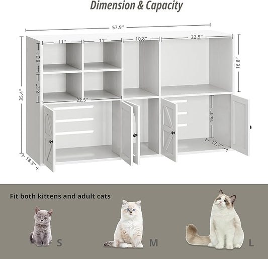 IRONCK Cat Litter Box Enclosure - Image 2