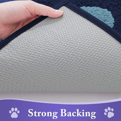 Buganda Dog Door Mat for Muddy Paws, Absorbent Dirt Trapper Washable Indoor - Image 5