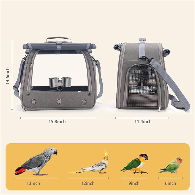 Bird Carrier Parrot Travel Cage - Image 2