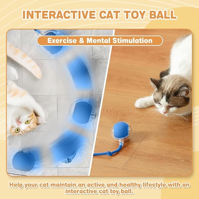 Interactive Cat Toy, Electric Dog BallToy, Cat Toys - Image 2