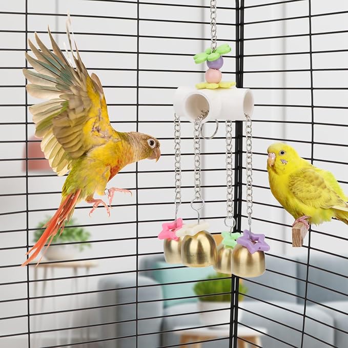 Bird Parrot Bells Toy with Sweet Sound - Image 3