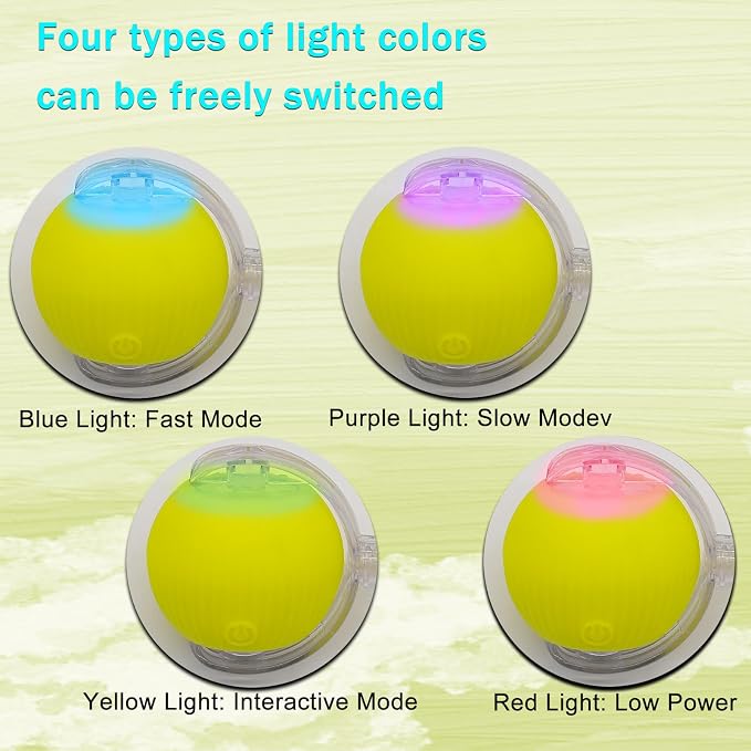 Interactive Cat Dog Toy Ball: Indoor Small Automatic Moving Smart Rolling Fun - Image 4