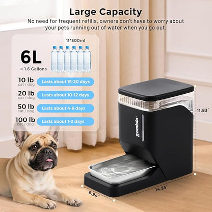 Gravity Cat Water Dispenser 6L - Image 2