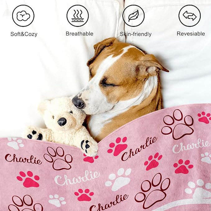 Personalized Dog Blanket, Customized Pet Blankets - Image 6