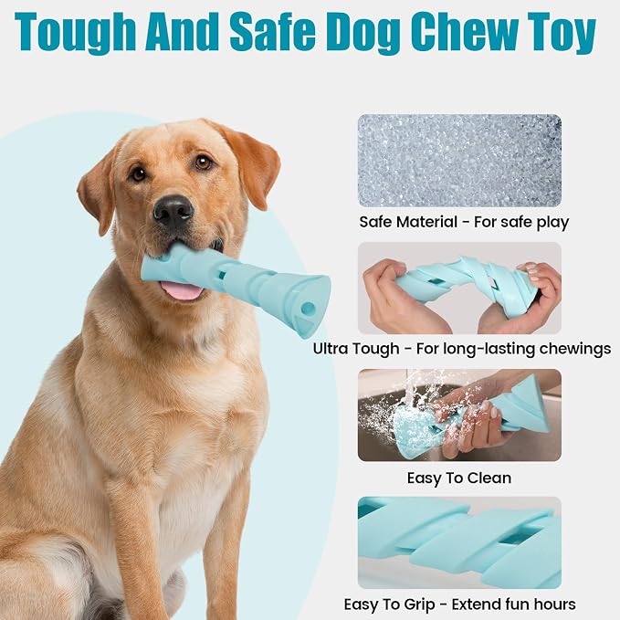 Interactive Dog Puzzle Toy for Boredom, Rubber Chew Toy Teething Toy to Keep - Image 10