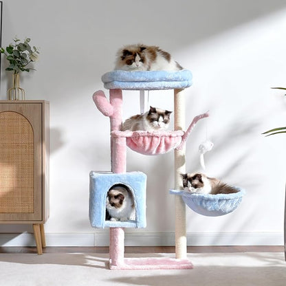 Heybly Cat Tree, 39.4 Inches Tower Condo - Image 8