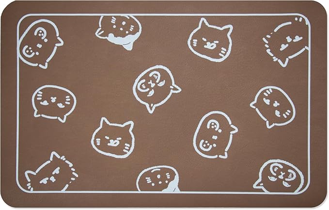 YCT Pet Cat Dog Food Mat, Non-Slip Super Absorbent, 18.1 x 11.8 inches - Image 9