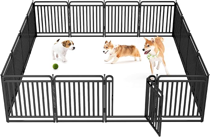 New Thickened Version Dog Playpen, 32 Inch Dog Fences by XDPET
