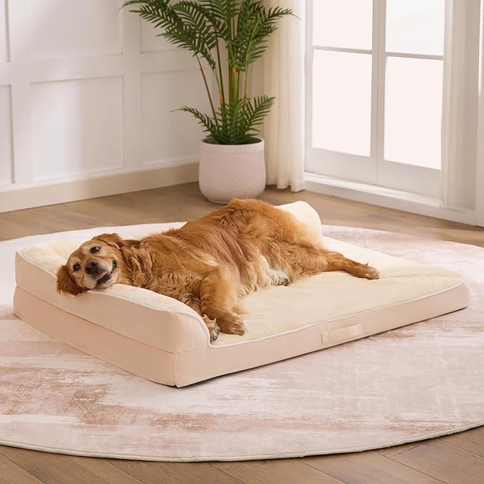 Dog Bed Large Sized Dogs, XL Orthopedic Dog Bed by Aeroluxe