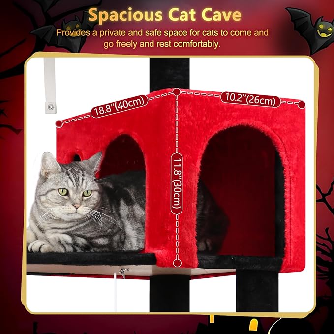 Globlazer Gothic Cat Tree Tower - Image 3