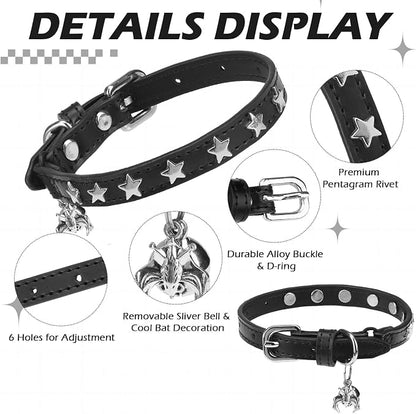 EXPAWLORER Halloween Leather Cat Collar - Image 3