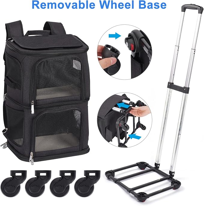 Double Pet Carrier Backpack - Image 5
