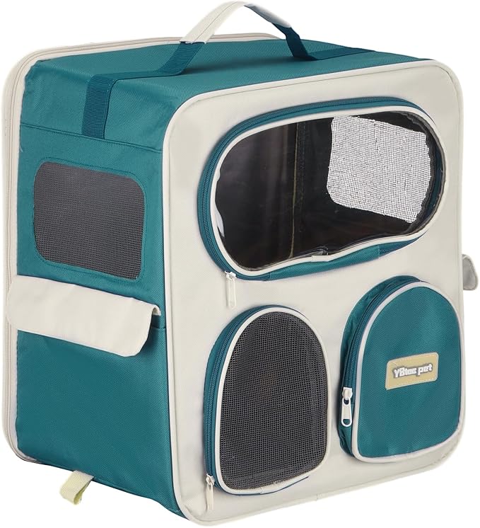 Pet Backpack Carrier, Portable and Ventilated, Nylon Dogs Cats and Small by Unknown