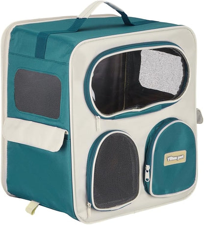 Pet Backpack Carrier, Portable and Ventilated, Nylon Dogs Cats and Small by Unknown