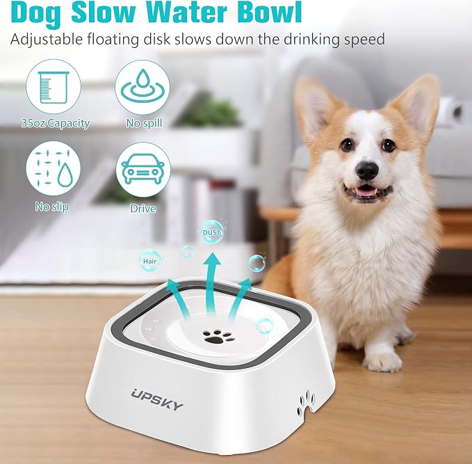 UPSKY No-Slip Slow Drinking Bowl - Image 5