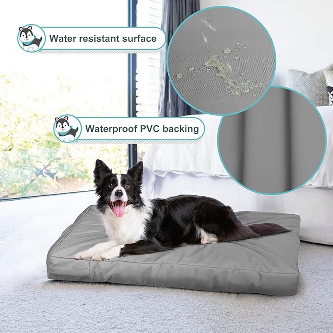 Explore Land Waterproof Dog Bed Cover Canvas Washable Dog Crate Pad Replacement - Image 4