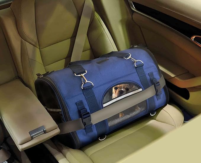 6-in-1 Sturdy Pet Carrier Backpack, Front Pack, Shoulder Bag, Pet Hand Bag - Image 8