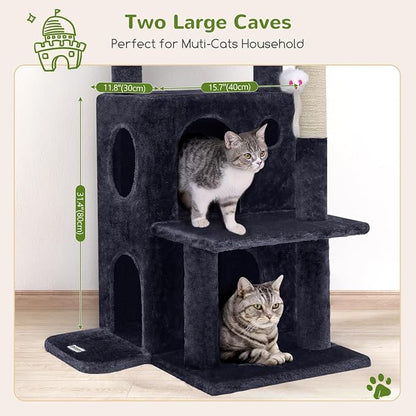 Globlazer Cat Tree Tower for Indoor Cats, 50-inch Adult Cat Tree House for - Image 4