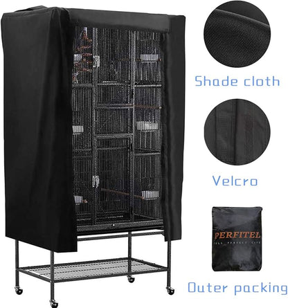 Universal Bird Cage Cover Good Night Birdcage Cover Black-Out Birdcage Cover - Image 3
