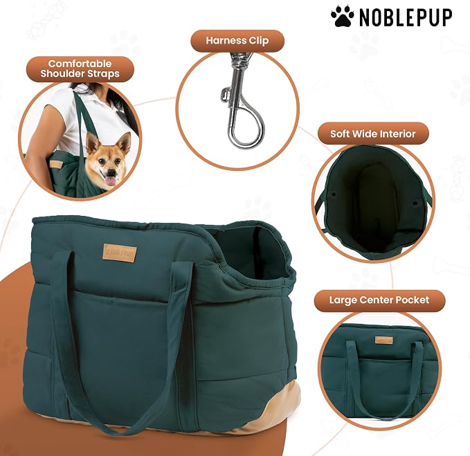 Plush Dog Purse Carrier for Small Dogs, Soft Dog Tote Bag - Image 6