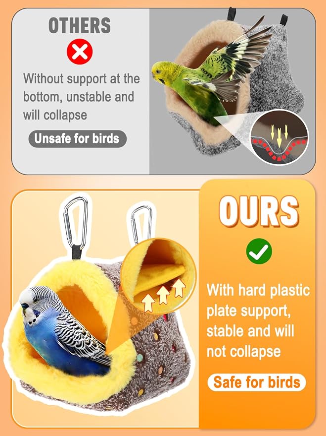 Small Winter Warm Bird Nest for Cage - Image 2