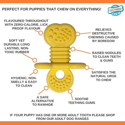 Nylabone Rubber Teether Puppy Chew Toy, Teething Toys - Image 7