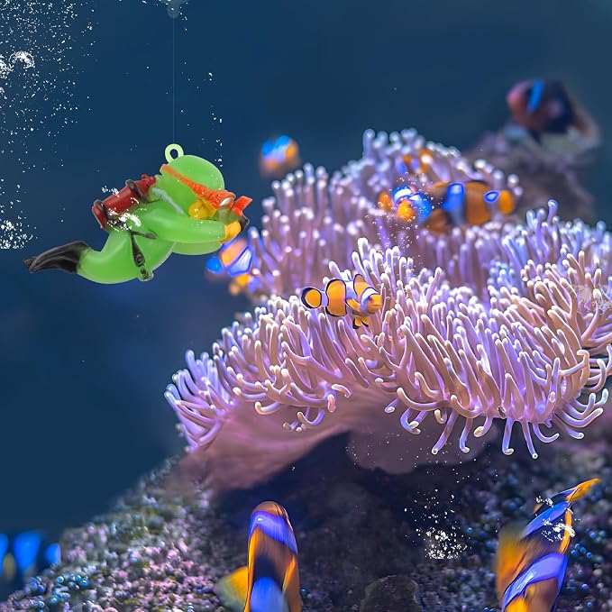 onesimcr Floating Fish Tank Decorations, Aquarium Decorations, Lovely Diver - Image 4