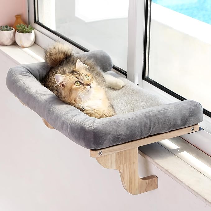 Zakkart Cat Perch for Window Sill by Zakkart