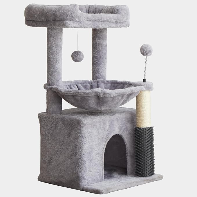Cat Tree for Indoor Cats, 32 Inch Tall Cat Tower by Unknown