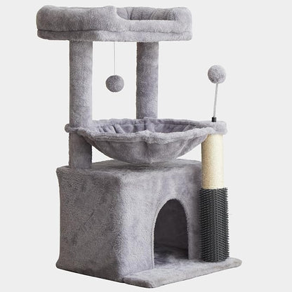Cat Tree for Indoor Cats, 32 Inch Tall Cat Tower by Unknown
