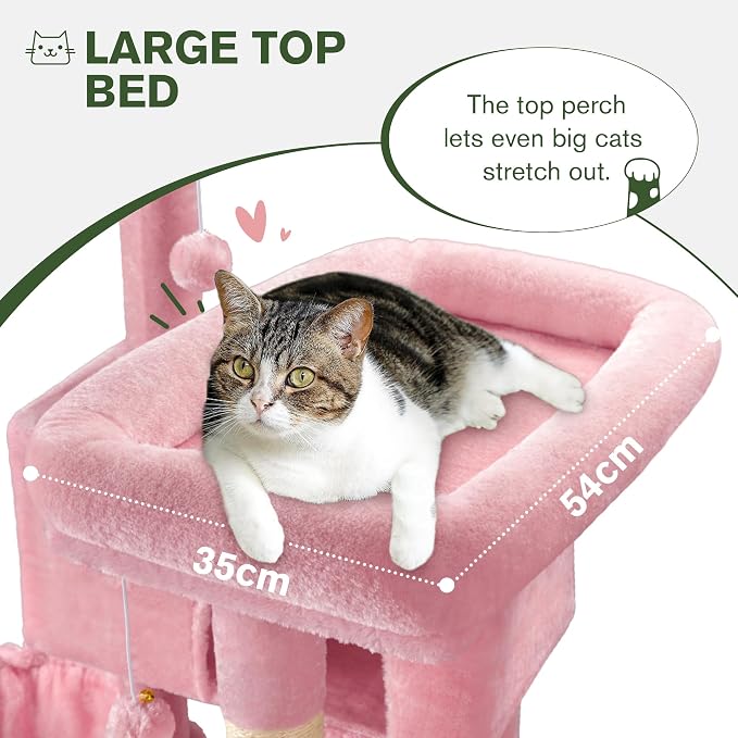 MUTICOR 66 Inches Multi-Level Large Cat Tree Tower - Image 4