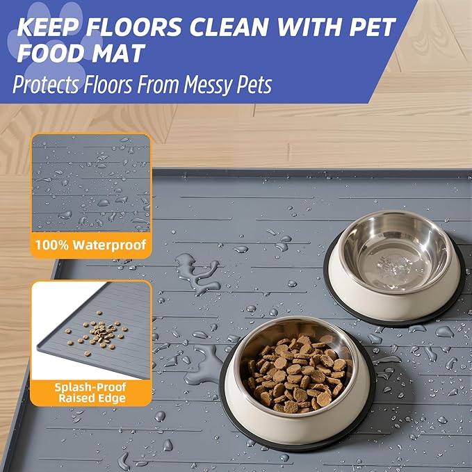 Large Dog Mats for Food and Water - Image 5