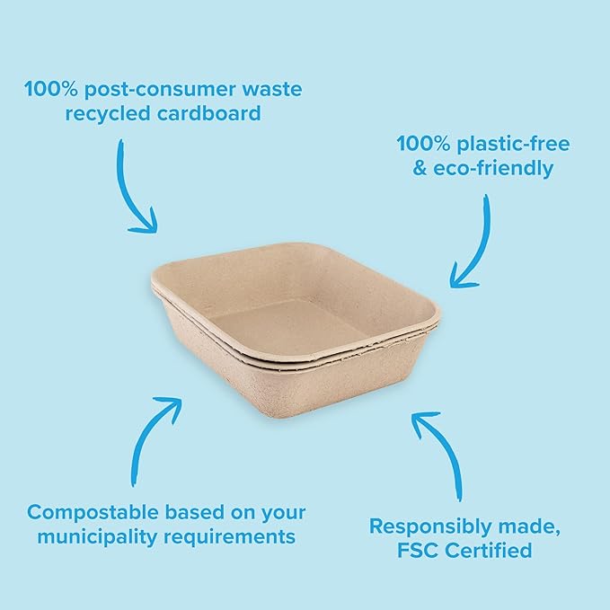 Kitty Sift Disposable Cat Litter Box Large, Durable Portable - Image 6