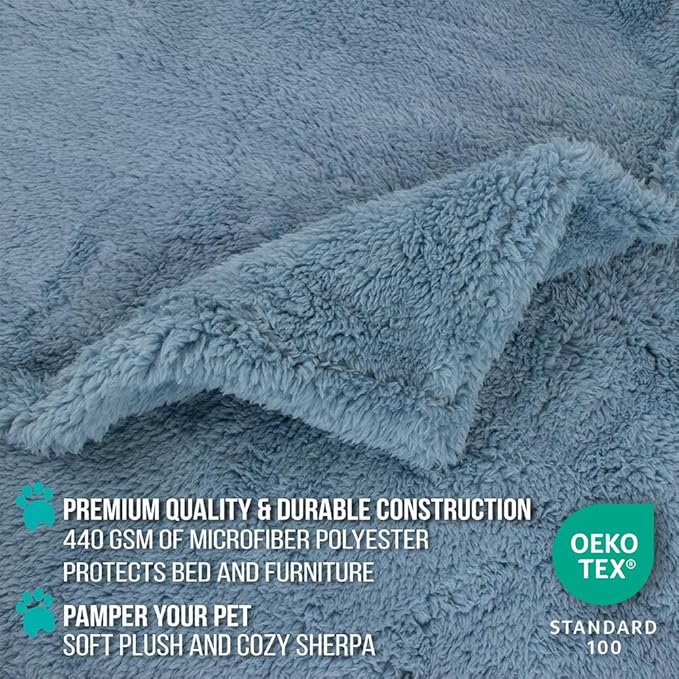 PetAmi Fluffy Waterproof Dog Blanket - Image 4