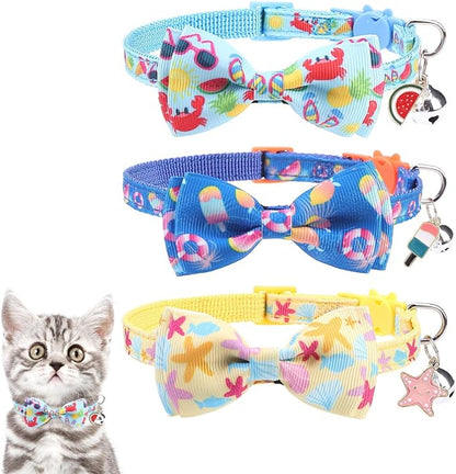KOOLTAIL Breakaway Cat Collars for Boy Cats by KOOLTAIL