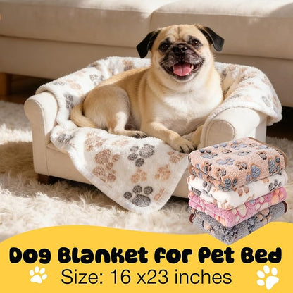 4 Pack Premium Soft Pet Blankets Washable - Image 6