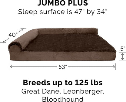 FurHaven Orthopedic Dog Bed & goDog Toy - Image 4