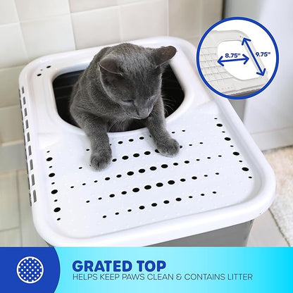 Petmate Enclosed Cat Litter Boxes - Image 2