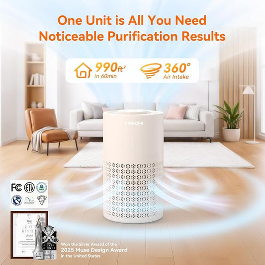 AIRROMI Air Purifier for Bedroom - Image 2