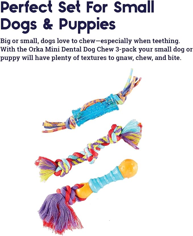 Petstages Orka Mini Dental Dog Chew Toys - Image 2