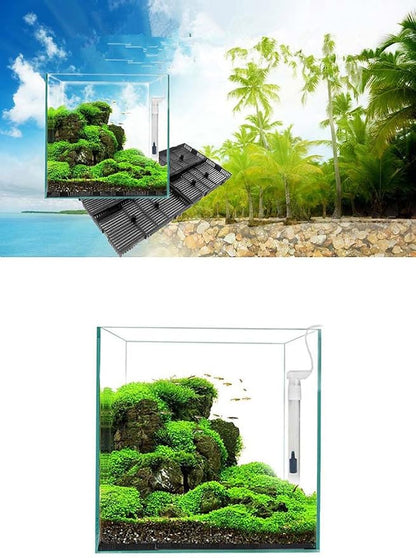 XMHF Aquarium Fish Tank Bottom Under Gravel Filter Board Plate Plastic 12-Pcs - Image 4