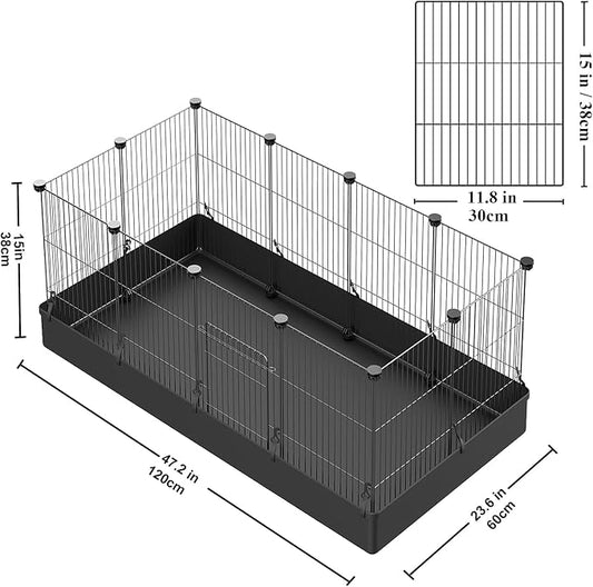 LANGXUN 24pcs DIY Small Animal Pet Playpen - Image 2