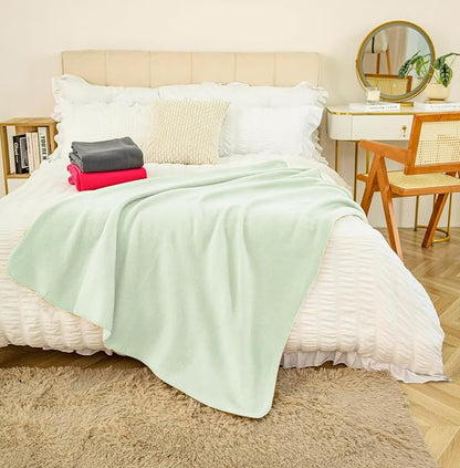 Fleece Throw Blankets Bulk Fleece Blankets Solid Wholesale Lightweight Warm Soft - Image 5